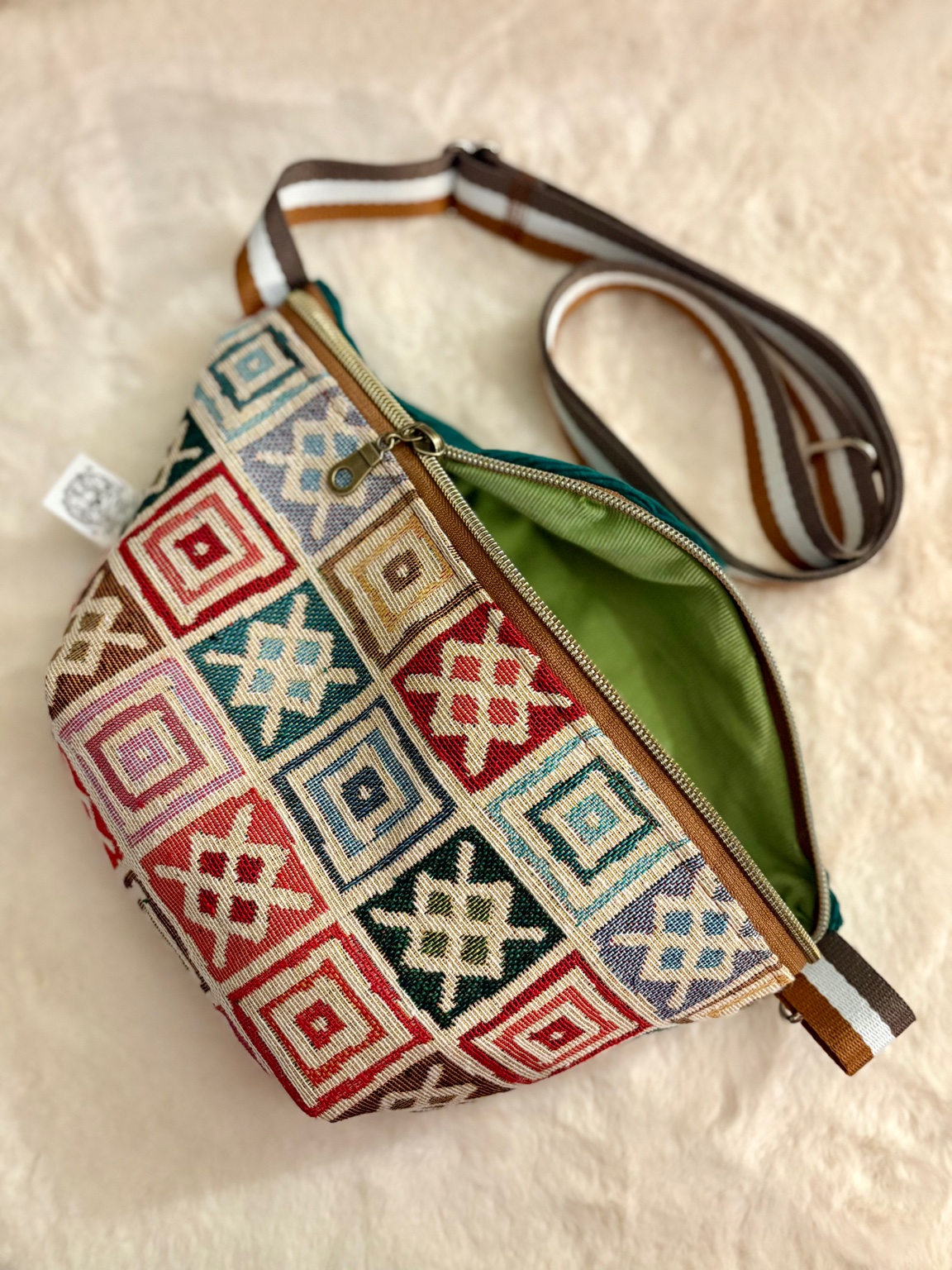 Bunte Ethno-Bauchtasche